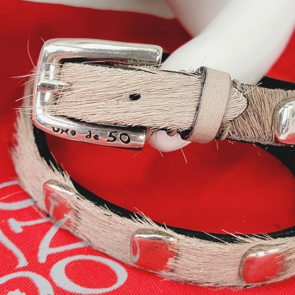 2015 Uno de 50 "No Blemish" Genuine Cow Hide Wrap Bracelet NWOT! PUL1362 - Picture 4 of 11